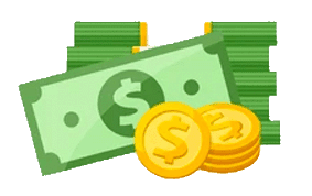 Money Dollars And Coins Icon